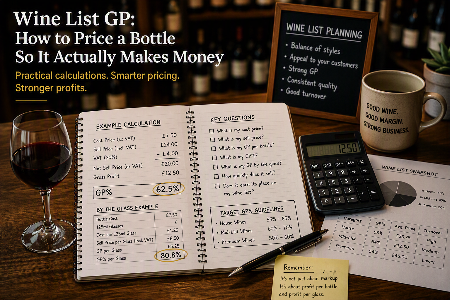 Wine List GP: How to Price a Bottle So It Actually Makes Money