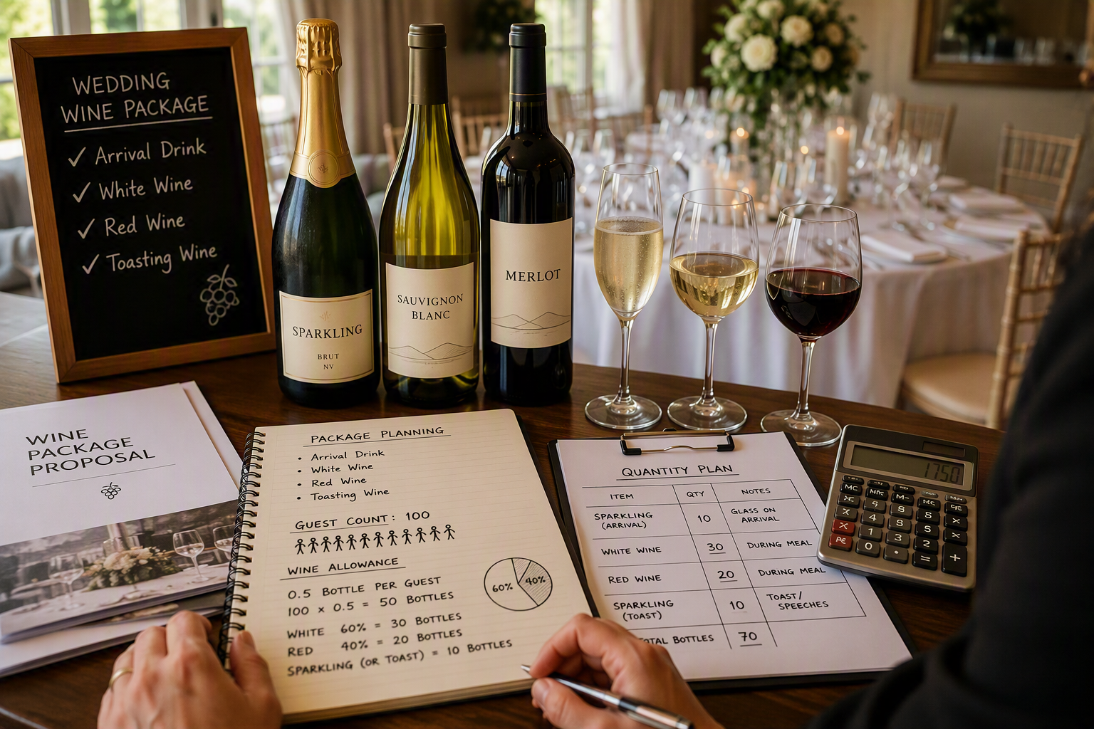 Building a Wedding and Function Wine Package