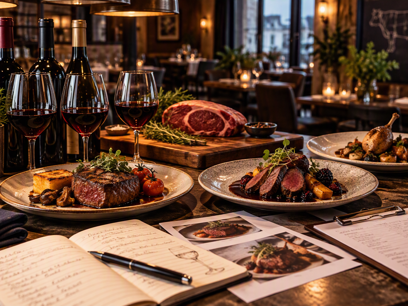 Wines for Aberdeen Angus and North East Game Menus